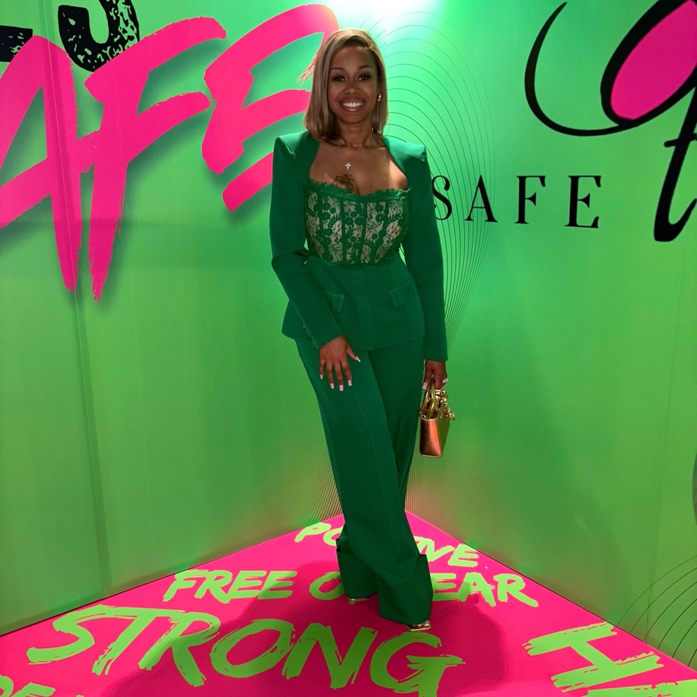 Suit Yourself Green Lace Corset Set